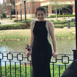 Black Beaded Ball Gown (1/1) 