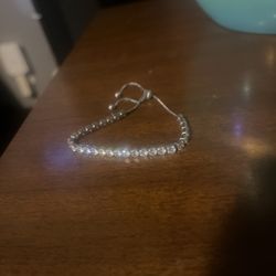 Adjustable Clear stone bracelet