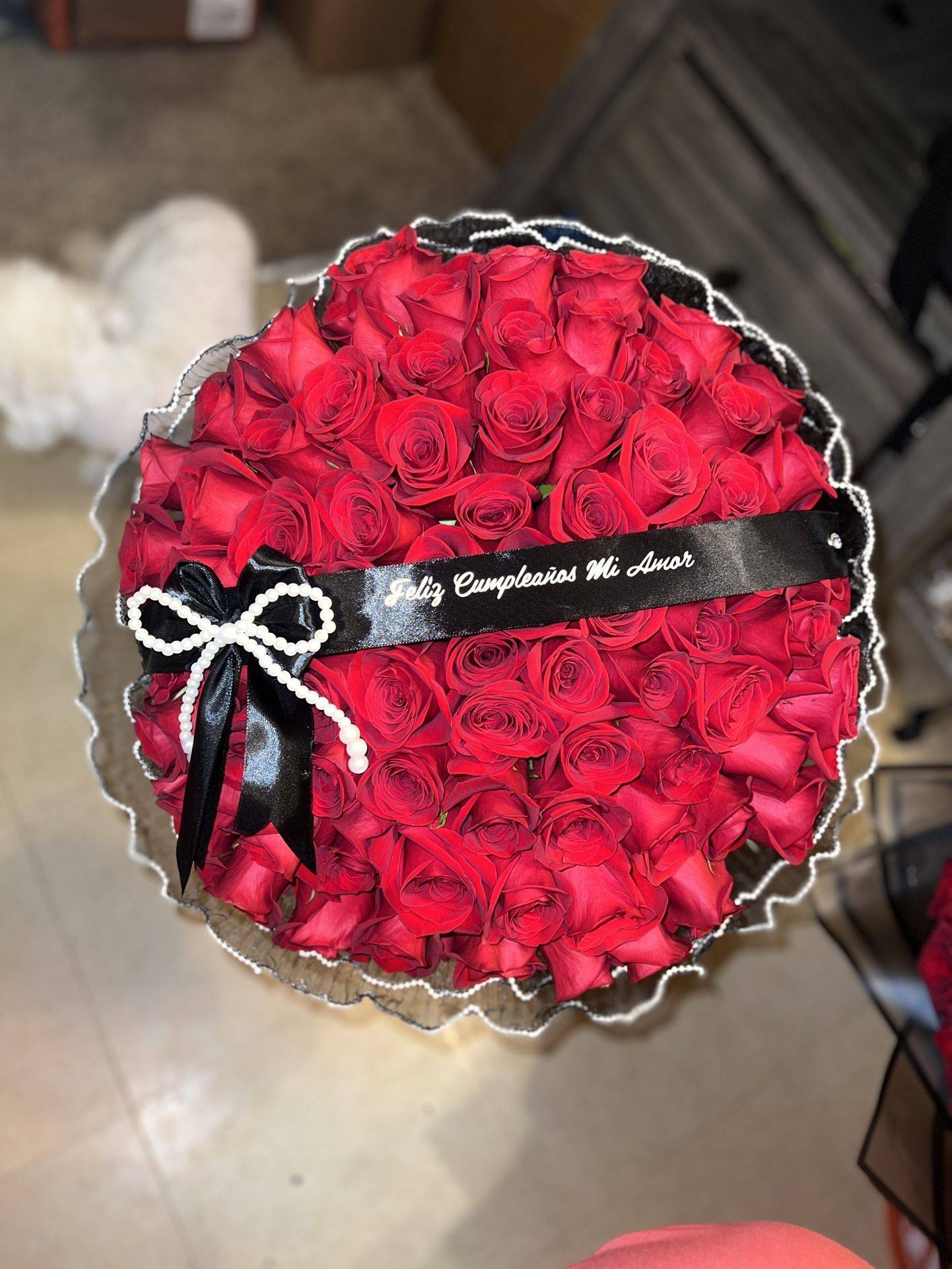 75 Roses Ramo Buchon