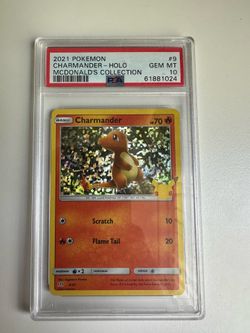 2021 Pokemon McDonalds Collection Holo #9 Charmander PSA 10