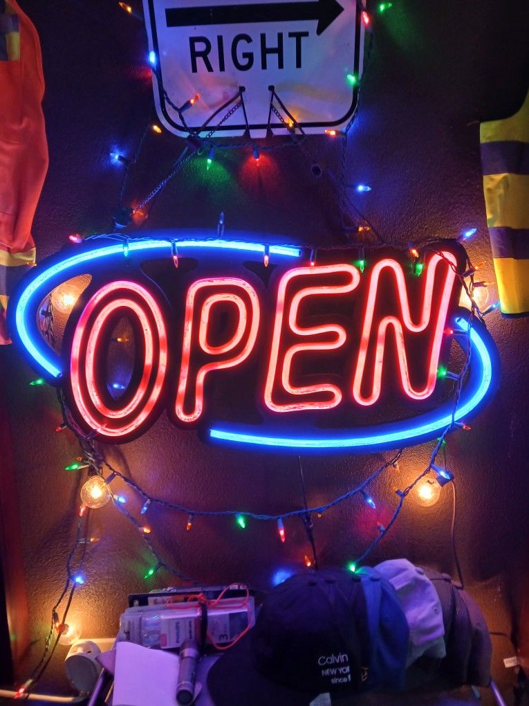 Neon Open Sign