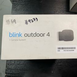 Blink Outdoor 4 (4th Gen) Wireless Outdoor Smart Home Security Camera System with 1 Camera, up to 2-Year Battery Life (Black