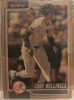 Cody Bellinger Topps 75th Anniversary Baseball Card 6/25