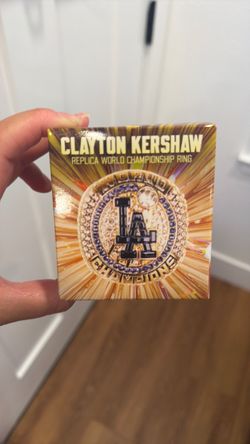 Clayton Kershaw Replica World Series Ring