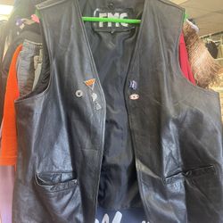 FMC Real Leather Vest