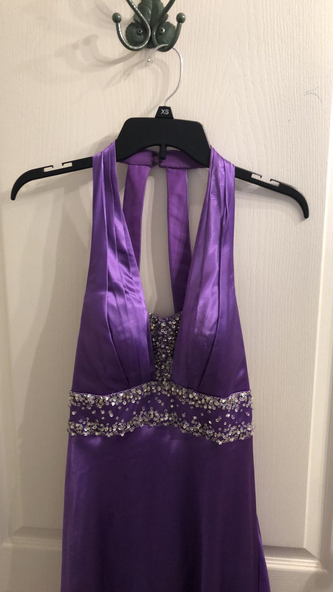 Bright Purple Prom Dress/Gown (Size 11)