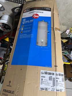 Rheem natural gas water heater