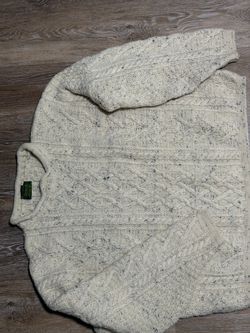 Glencroft Cable Knit Wool Sweater