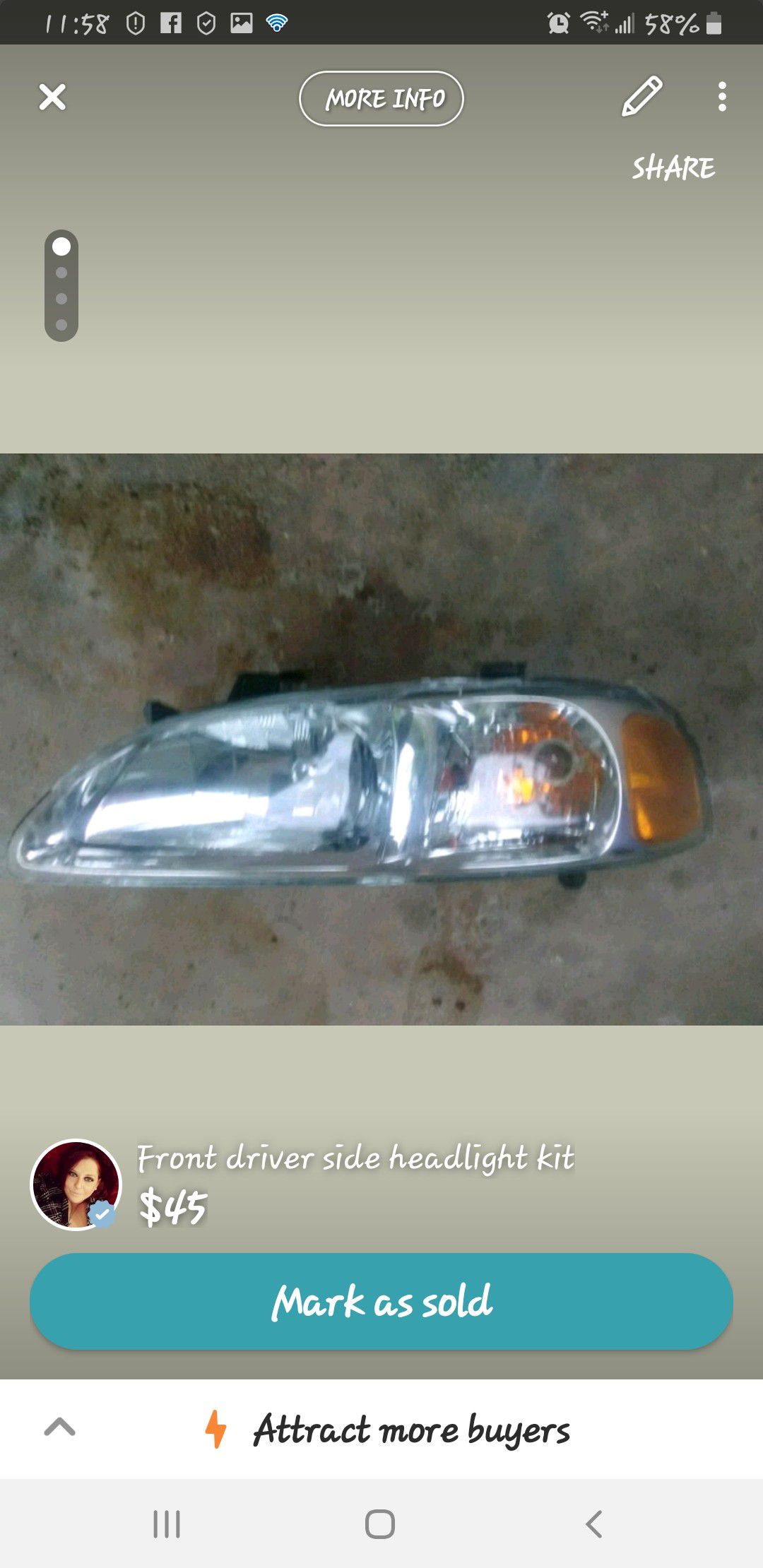 Headlight kit for Hyundai