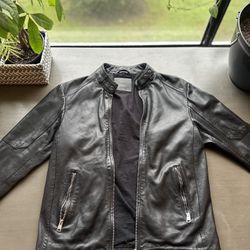 All Saints Cora Leather Jacket - Black