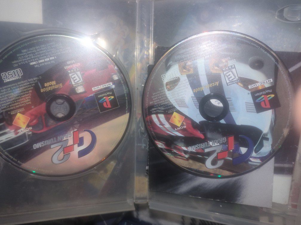 Gran Turismo 2 Arcade Disc And Simulation Disc