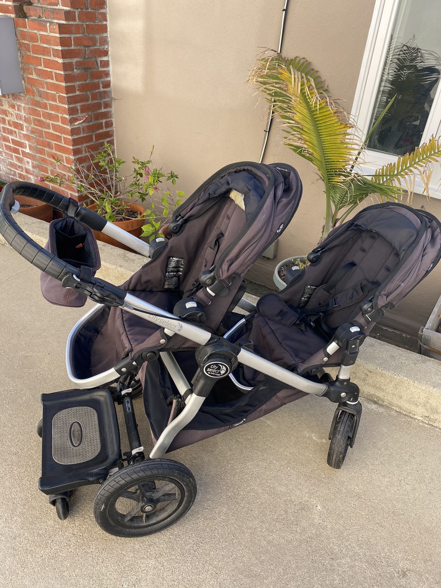 City Select Double Stroller w/ Glider board