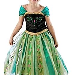 Disney Princess Dress With Headband Crystal Crown +