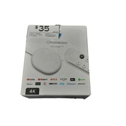 Google Chromecast Google Tv White Digital TV Accessory