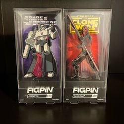 Megatron & Darth Maul FigPins