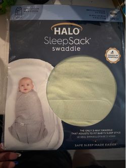 Halo SleepSack Swaddle - green