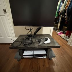 Ps5  Disc+ Monitor + 2 Controles + 1 Juego