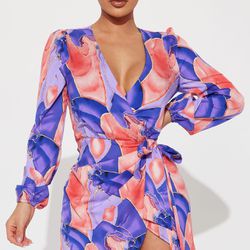 Purple/Pink Women Dress Fashion nova 
