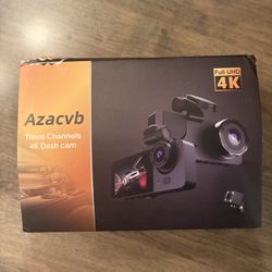 Azacvb 3-Channel 4K Dash Cam