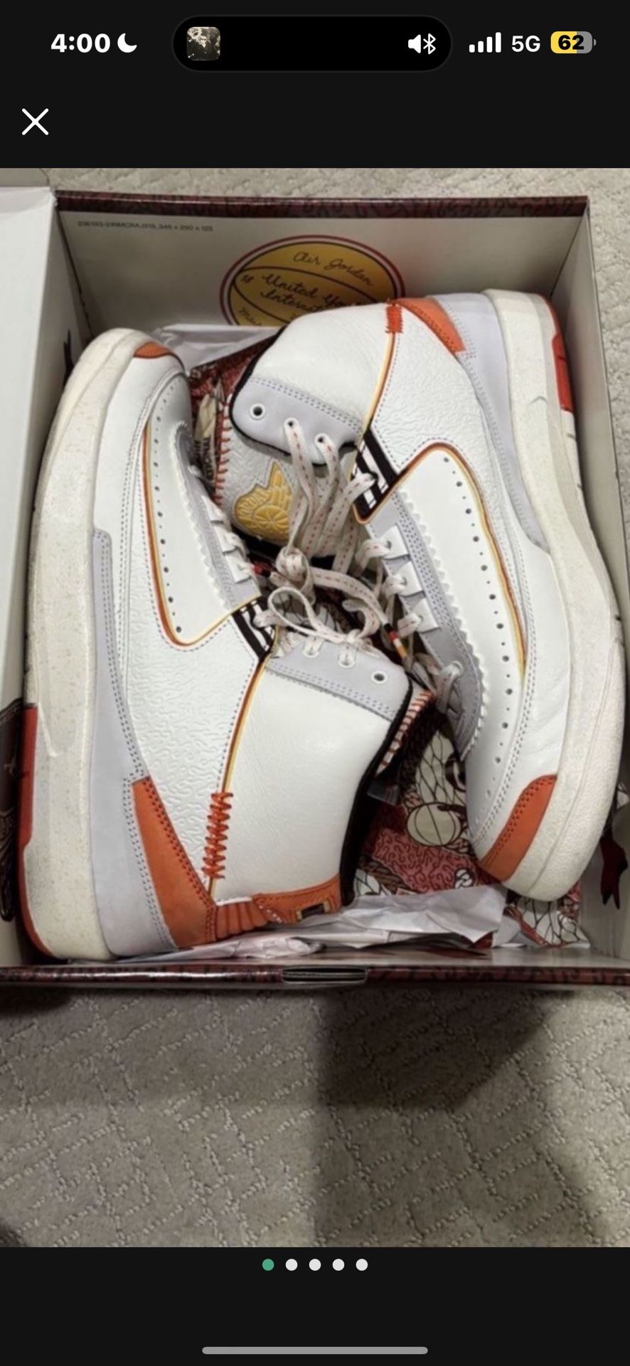 Jordan Retro 2 Size 11.5 Og All