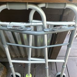 Folding Adjustable Height Walker 