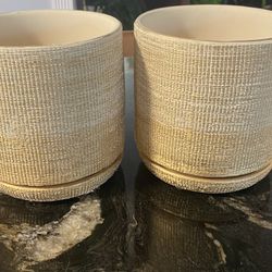 Ceramic Pots 6” Size New $10 Each