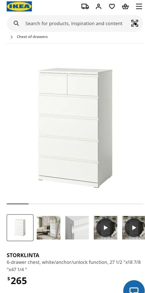 6 Drawer Dresser