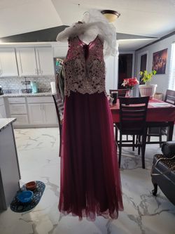 Formal Maroon Dress