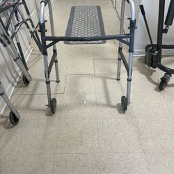 Wide Bariatric Wheeled Mobility Walker 