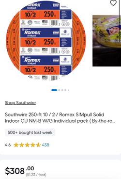 Romex Indoor Wire for sale, Both New | Prices are listed down below ⬇️