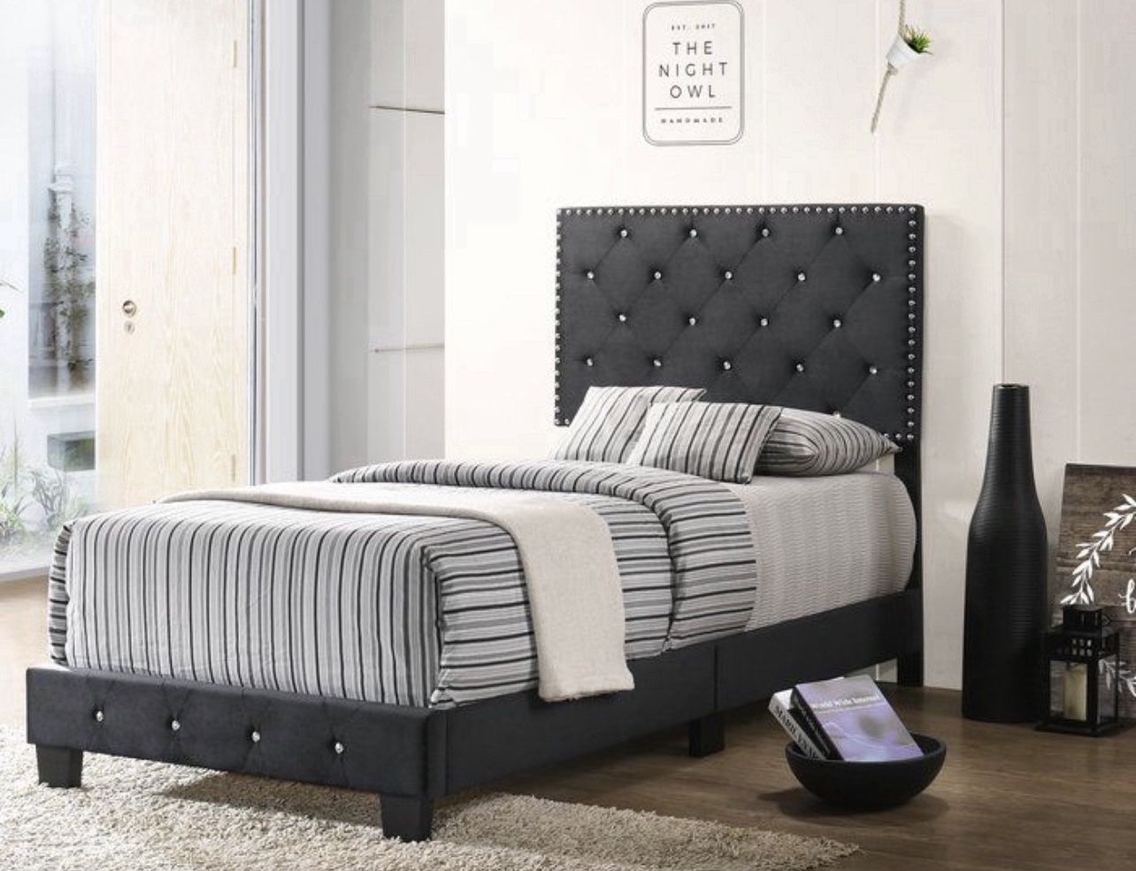 Twin Bed With Mattress Brand new  Free Delivery Same Day