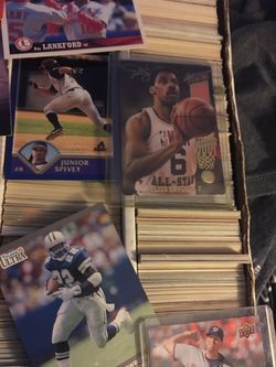 Baseball basketball football card