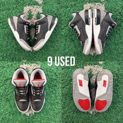 AJ3 ‘Black Cement’ Size: 9