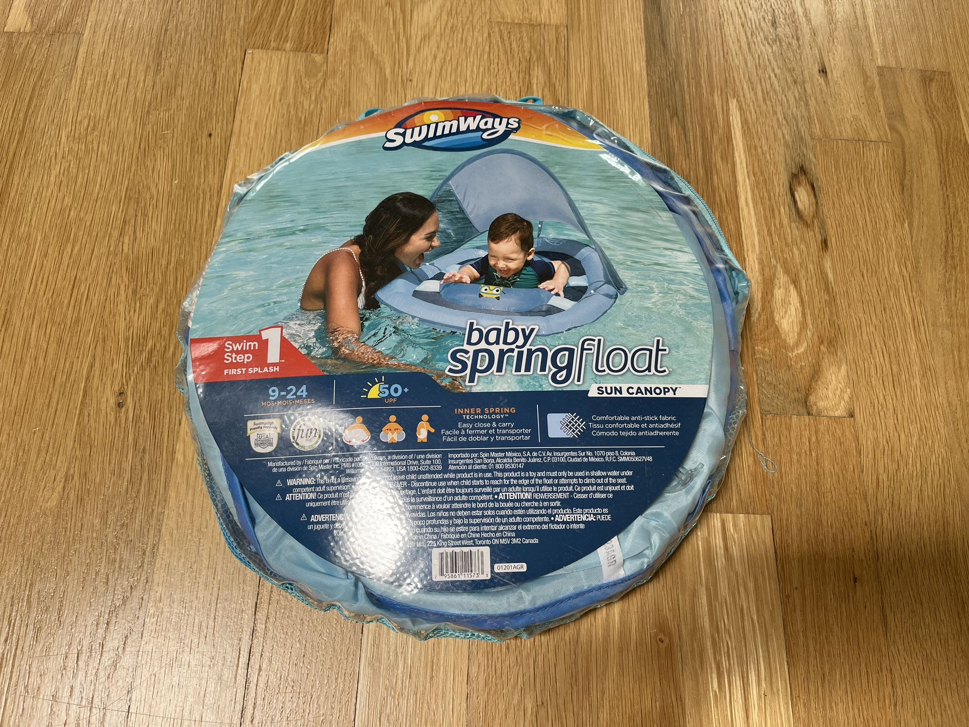 Swimways Baby Spring Float And Sun Canopy