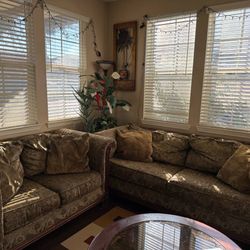 Sofa and loveseat