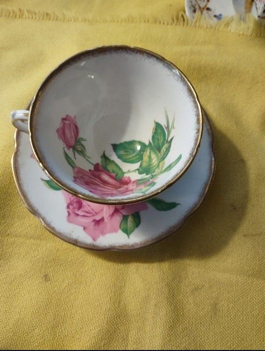 1900s Vintage Collectible Teacup And Saucer Reed Full Description