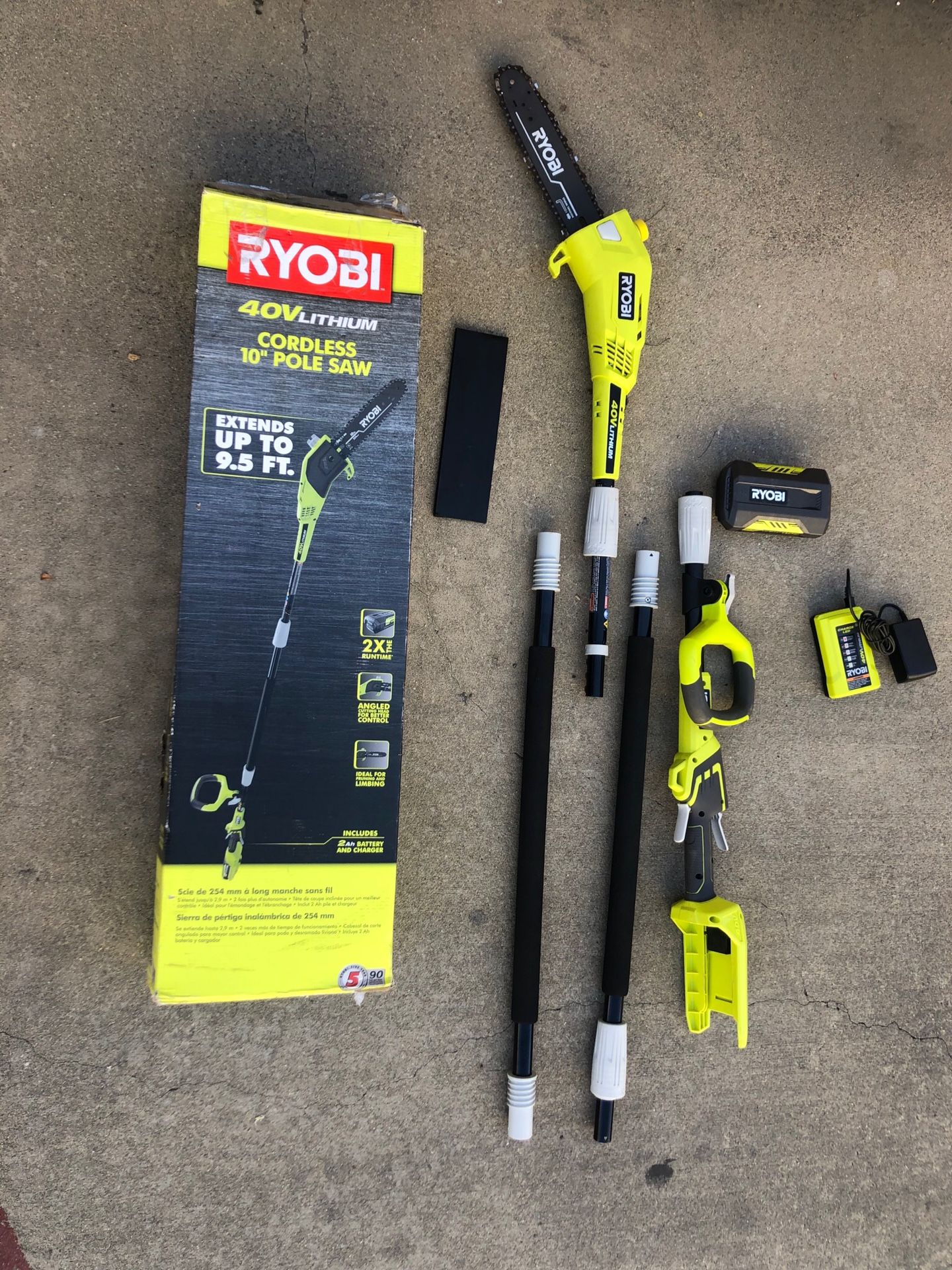 Ryobi 40v polesaw kit