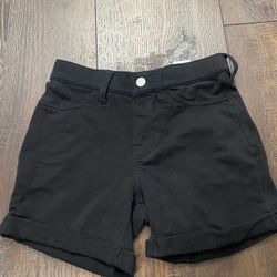 Girls Black Shorts Size 10/12 By Old Navy #19
