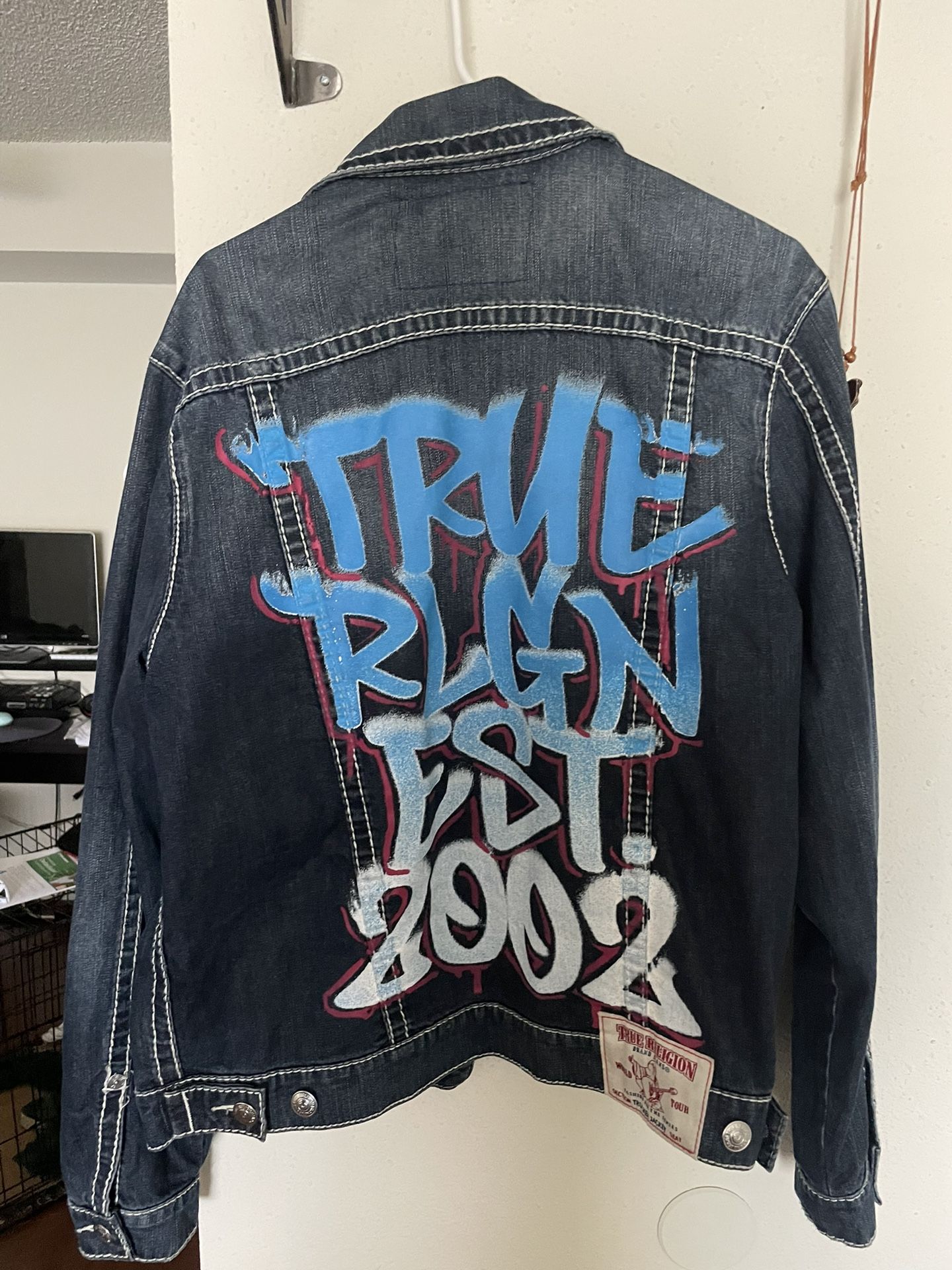 True Religion Trucker Jacket .Great Condition Size Xl 