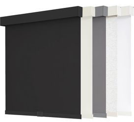 AOSKY Cordless Blackout Roller Shades, 27.5" W × 72" H, Black