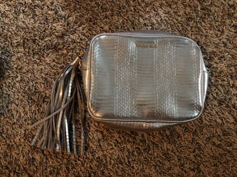 Victoria’s Secret Silver bag with gold chain