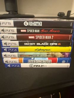 PS5 / PS4 Game Lot – Spider-Man 2, Black Ops 6, College Football 25 + More