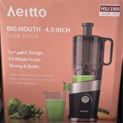 New Juicer machines, Cold Press Juicer with 4.9" Wide Feed Chute