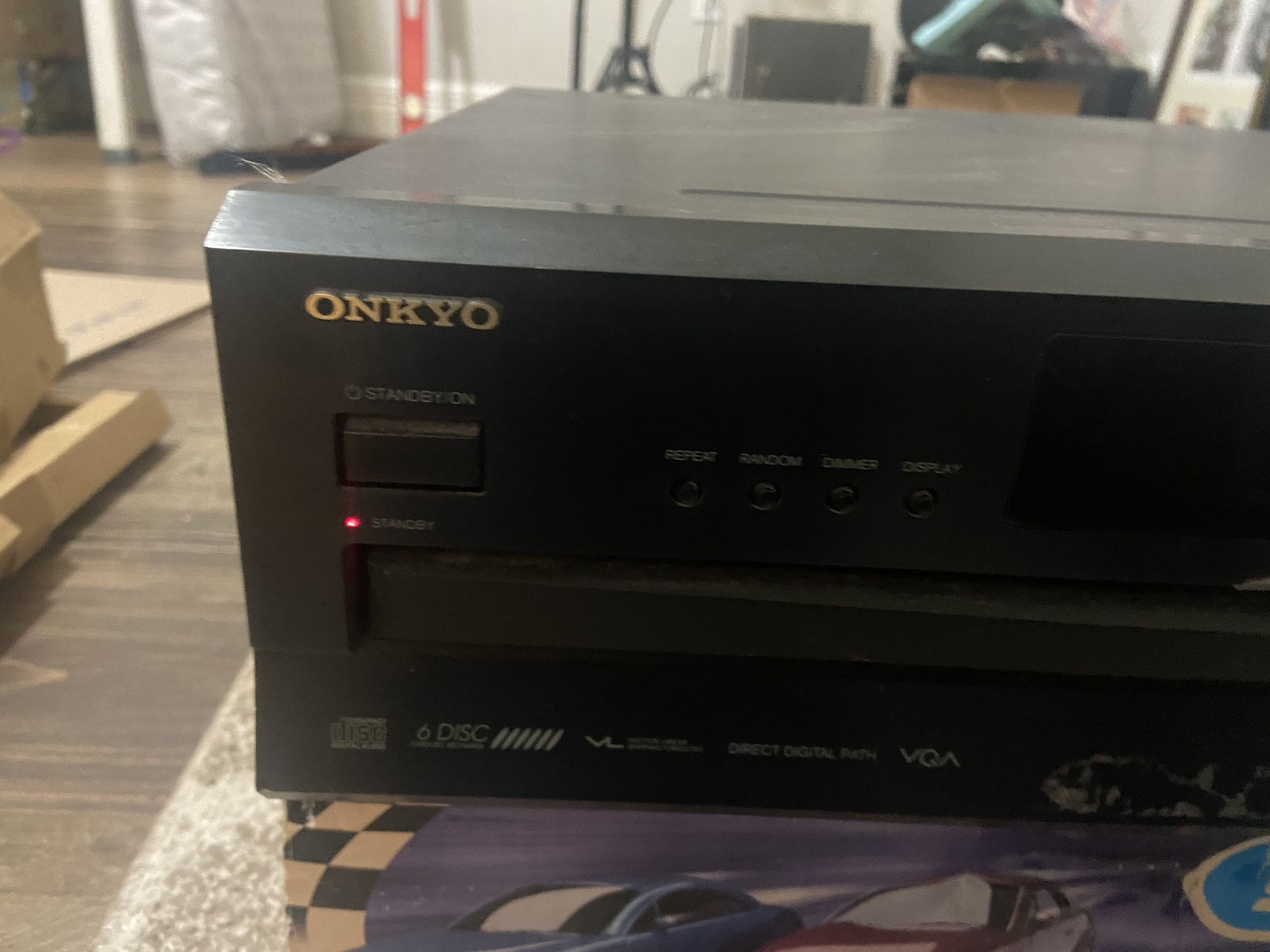 Onkyo DX-C390 6-Disc CD Carousel Changer - Black