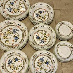 Mikasa Heritage Imari Bouquet Japan Dinner & Salad Plates, bowls Set RARE 45 pc