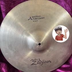 🔥 Zildjian A THIN Crash Cymbal 18” Drum Set Drums
