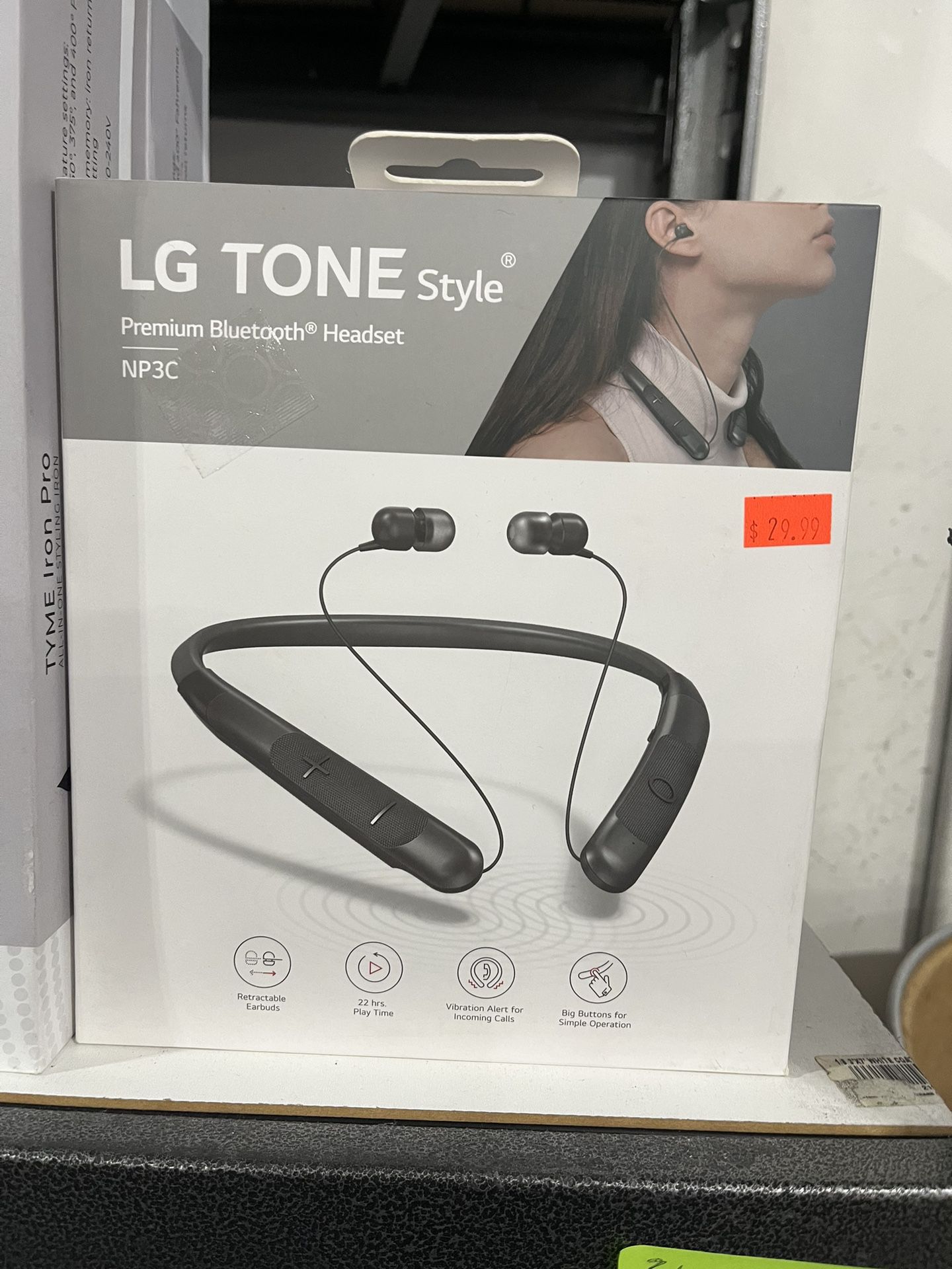 LG TONE Style® Premium Bluetooth® Headset NP3C $29.99