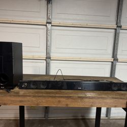 LG soundbar And Subwoofer 