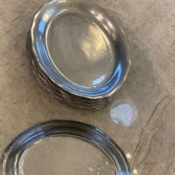 Pewter plates