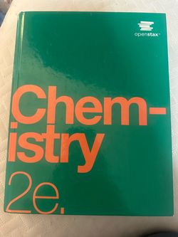 OpenStax Chemistry 2e Hardcover Textbook